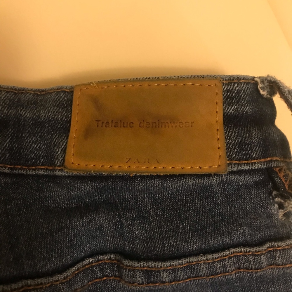 Zara Blue skinny high waist jeans